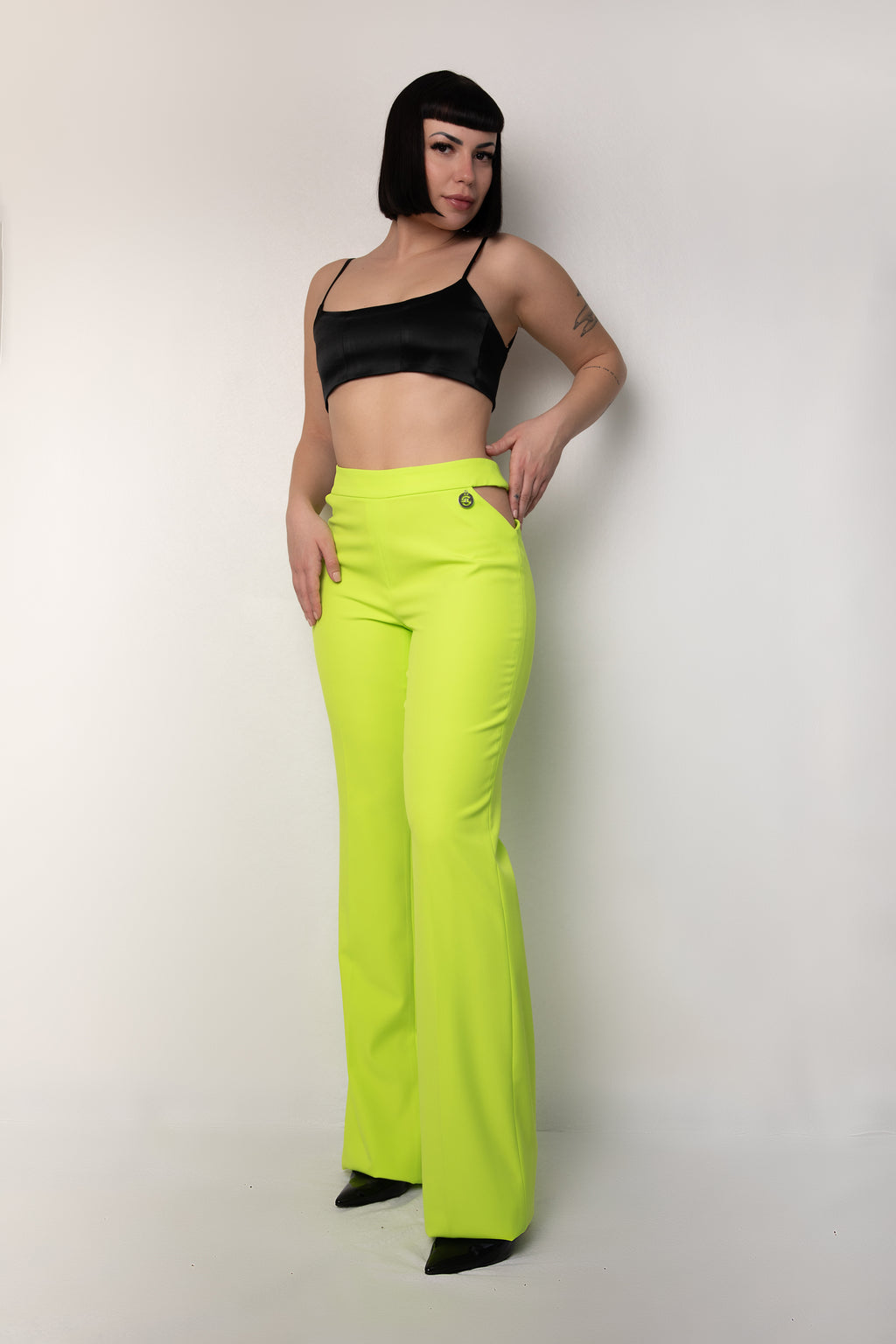Gaëlle - Pantalone giallo fluo