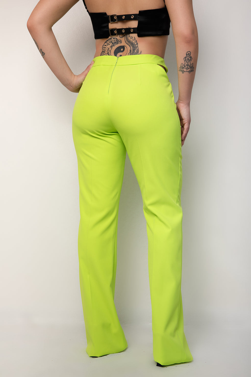 Gaëlle - Pantalone giallo fluo