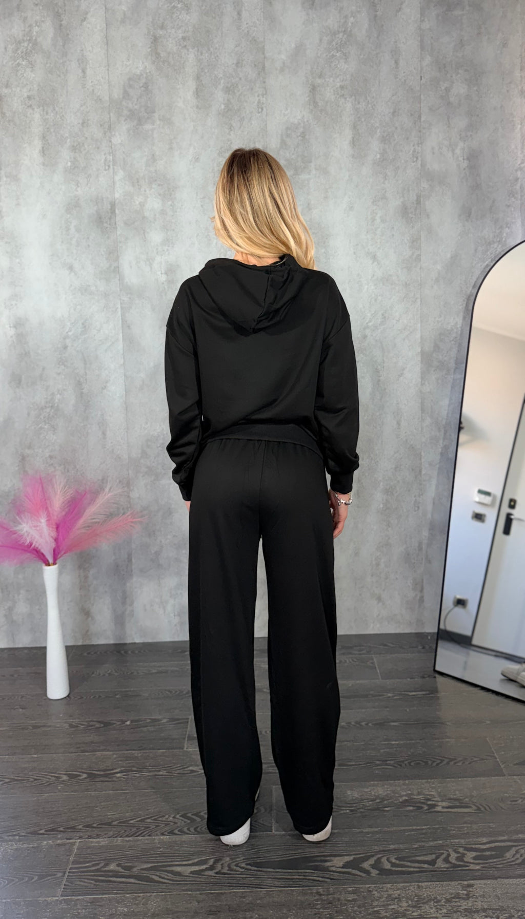 Completo Tuta Nero con Strass OFFLACE