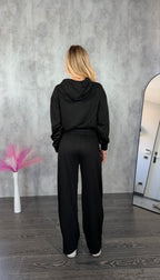 Completo Tuta Nero con Strass OFFLACE