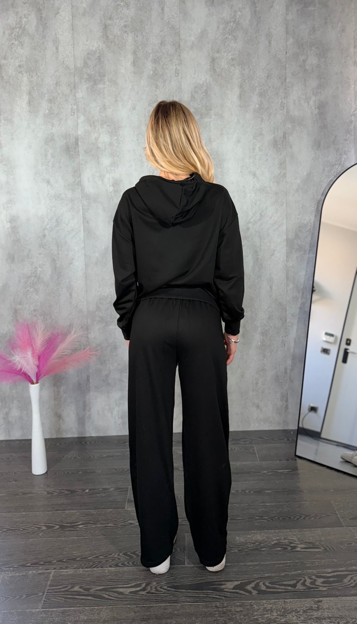 Completo Tuta Nero con Strass OFFLACE