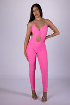 Amen - Tutina aderente fucsia Amen