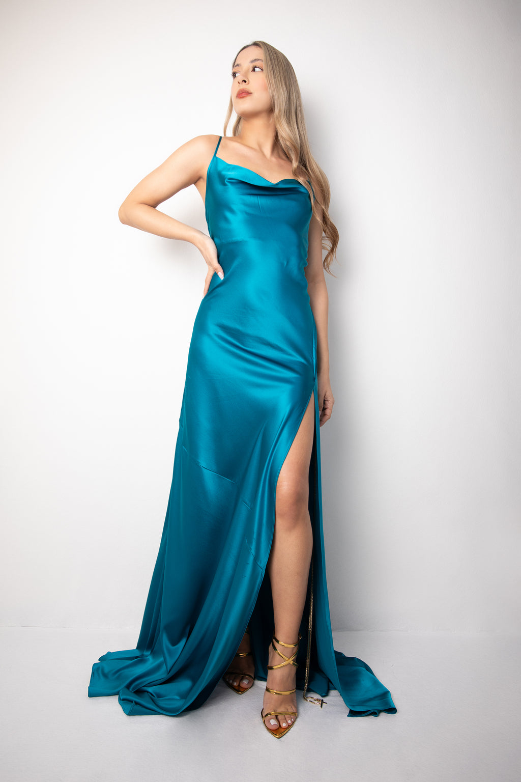 Danamè - Maxi abito in seta OFFLACE