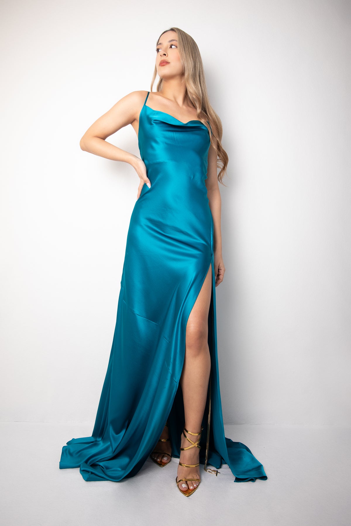 Danamè - Maxi abito in seta OFFLACE